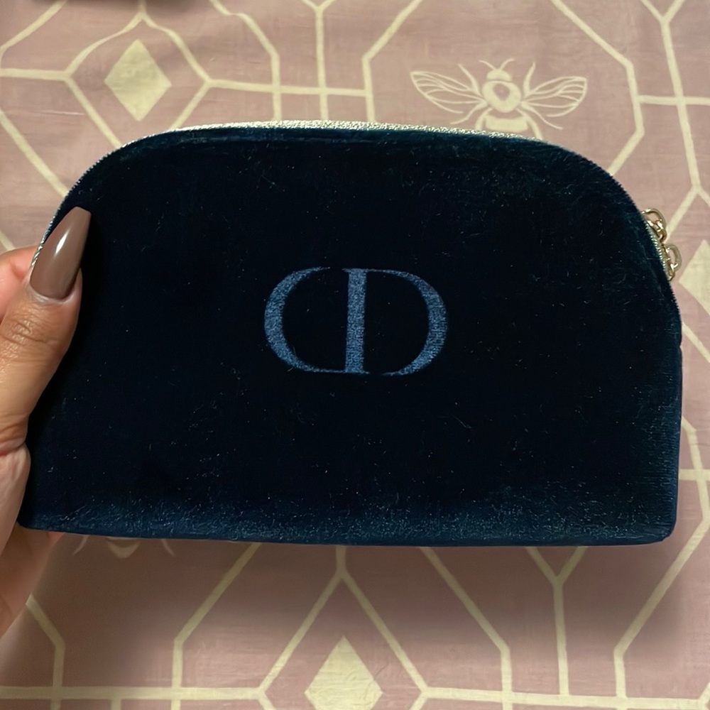 Dior makeup bag